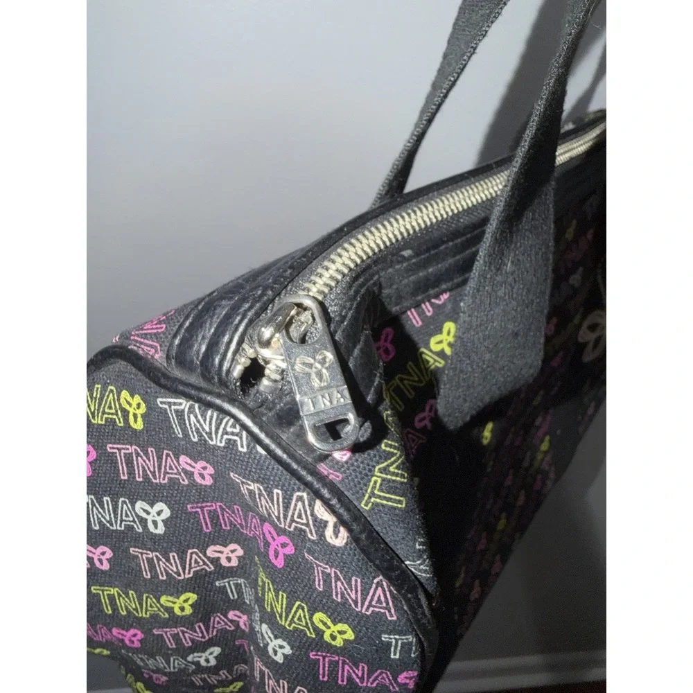 Y2K Vintage Aritzia TNA small duffle Bag Multicolor Black 1